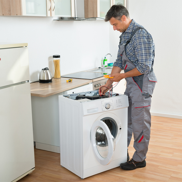 can you walk me through the steps of troubleshooting my washer issue in Newton MS